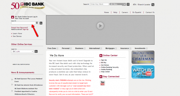 my ibc bank online