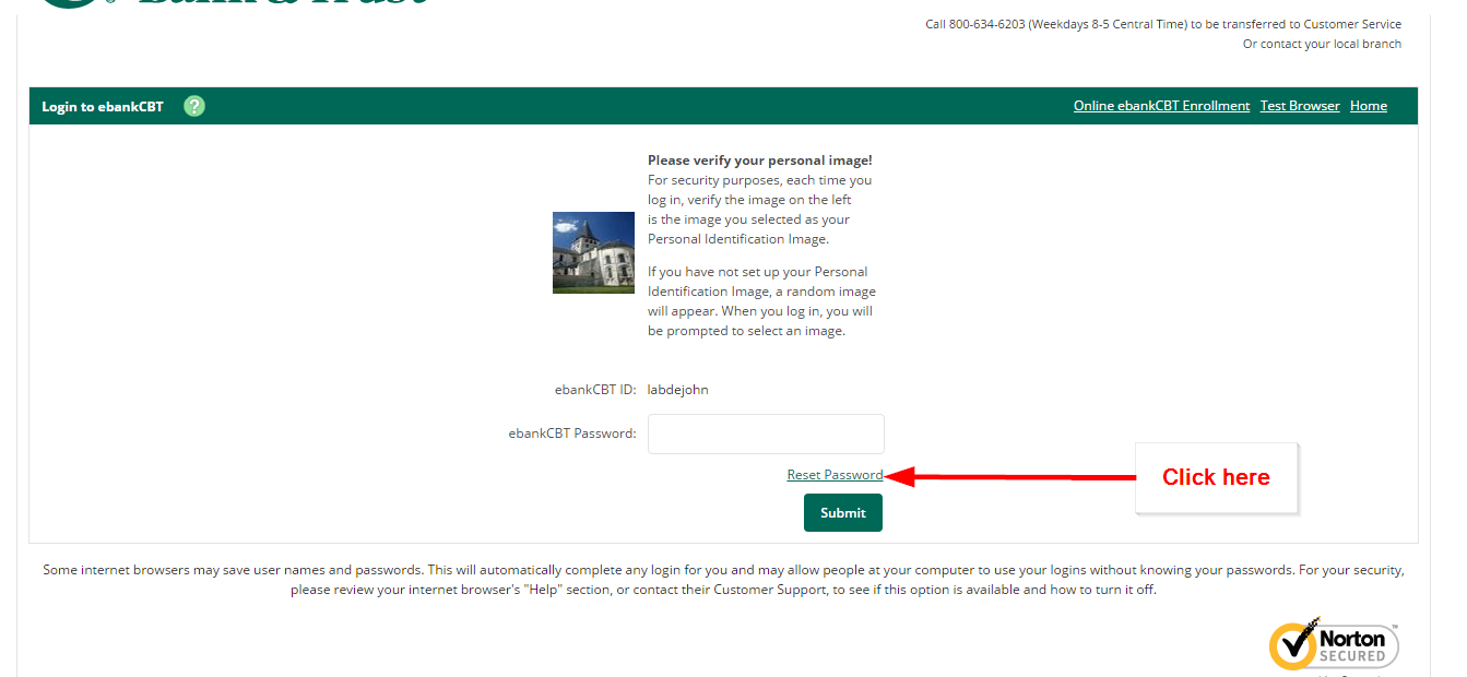 citizens trust bank online login