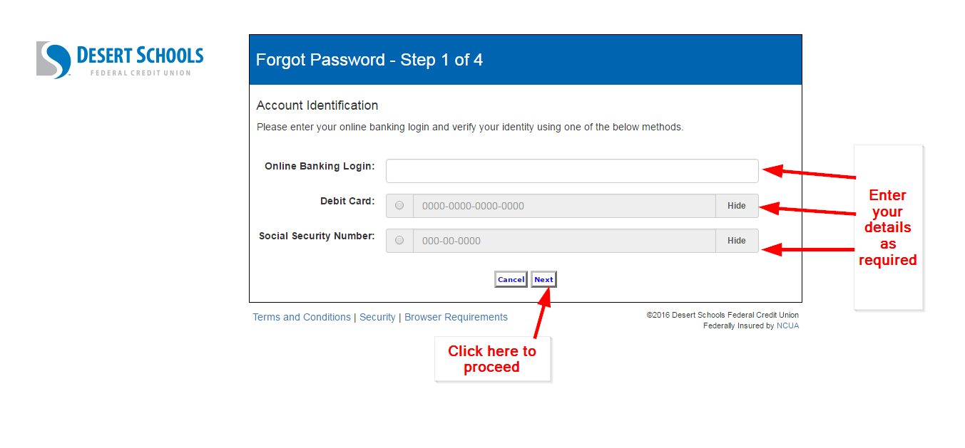 Desert Schools Federal Credit Union Online Banking Login ⋆ Login Bank