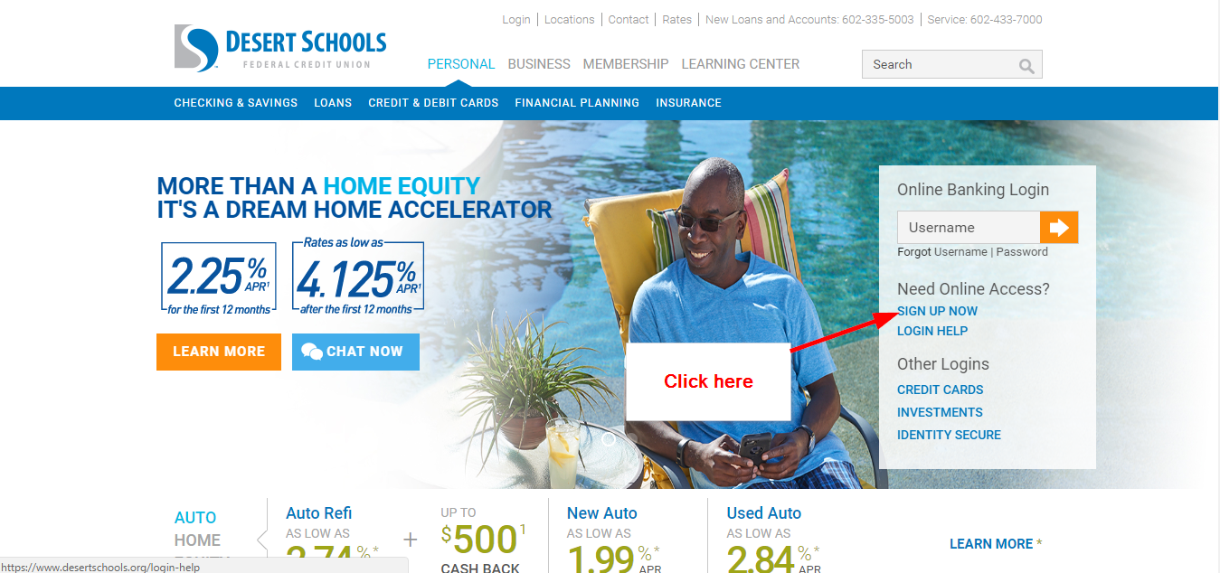 Desert Schools Federal Credit Union Online Banking Login ⋆ Login Bank