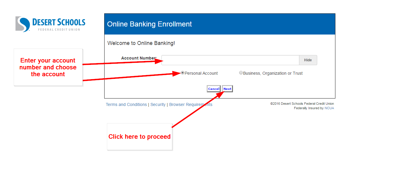 dese5 ⋆ Login Bank