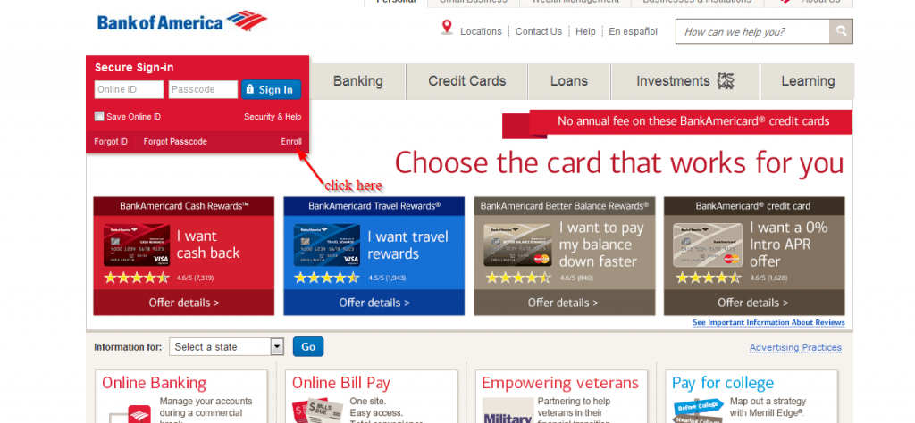 bank of america online banking bank of america online banking