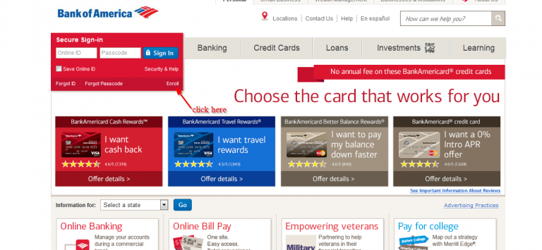 bank of america secure login bank of america secure login