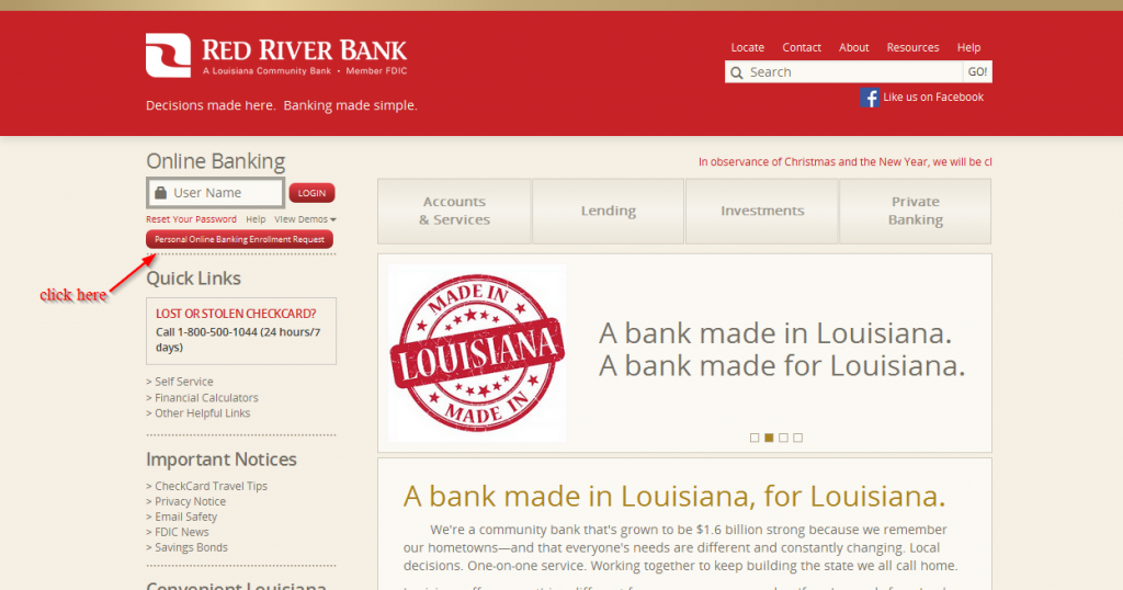 Red River Bank Online Banking Login ⋆ Login Bank
