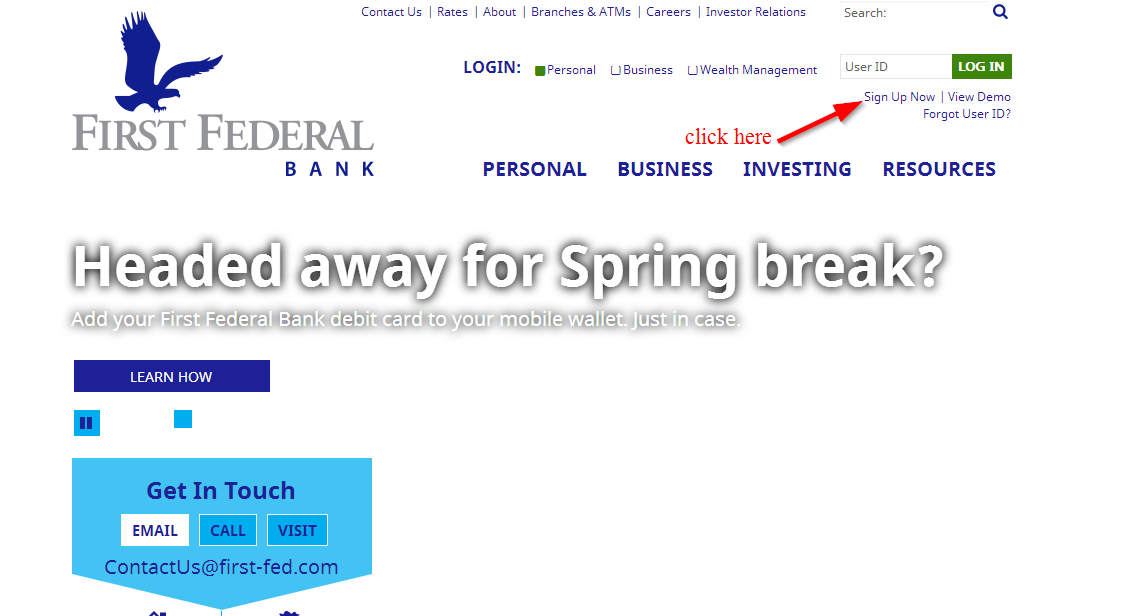 first federal midwest online banking