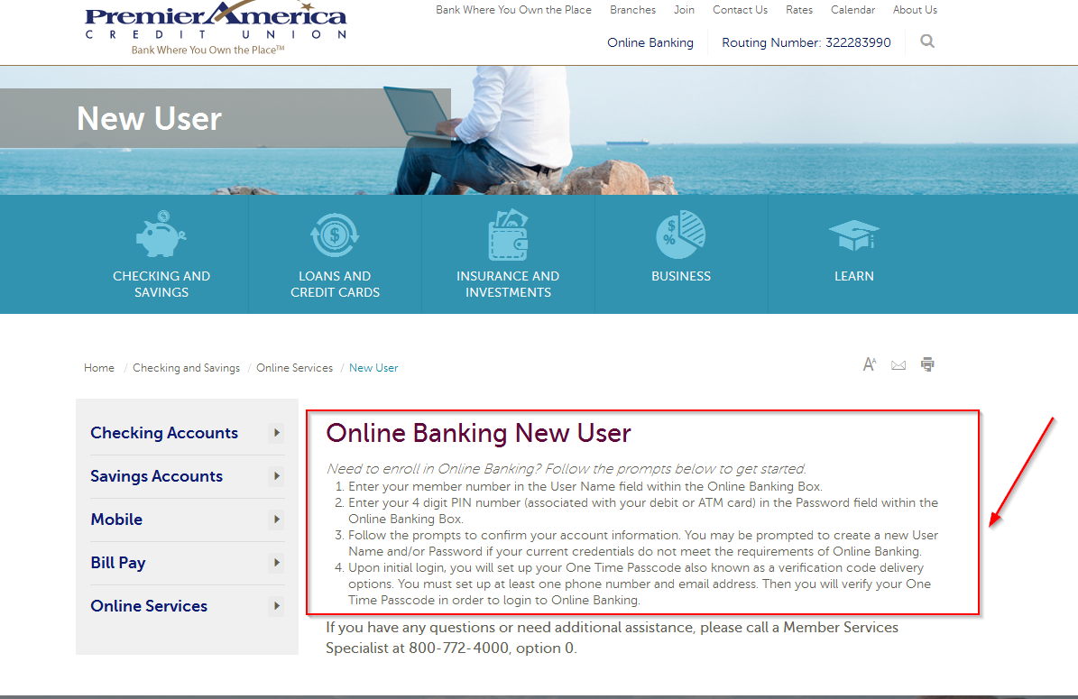 Premier America Credit Union Online Banking Login ⋆ Login Bank