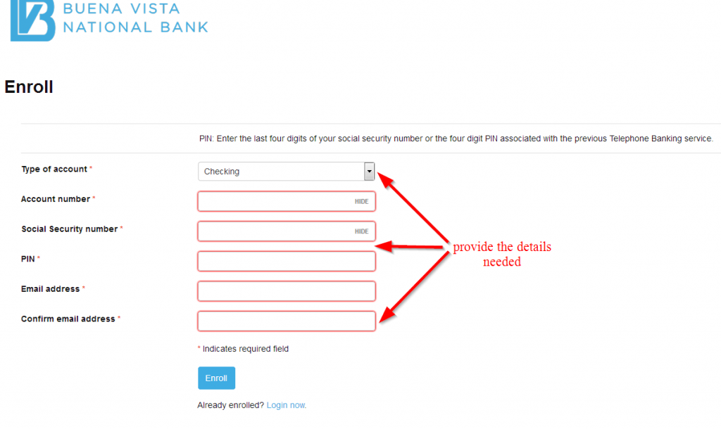 Buena Vista National Bank Online Banking Login ⋆ Login Bank