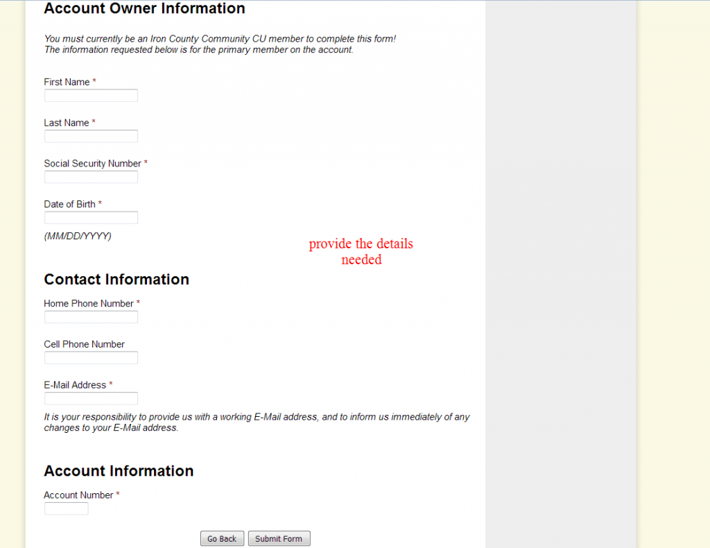 Iron County Community Credit Union Online Banking Login ⋆ Login Bank