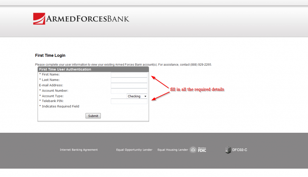 Armed Forces Bank Online Banking Login ⋆ Login Bank
