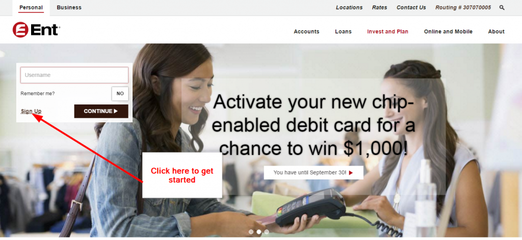 Ent Federal Credit Union Online Banking Login Login Bank