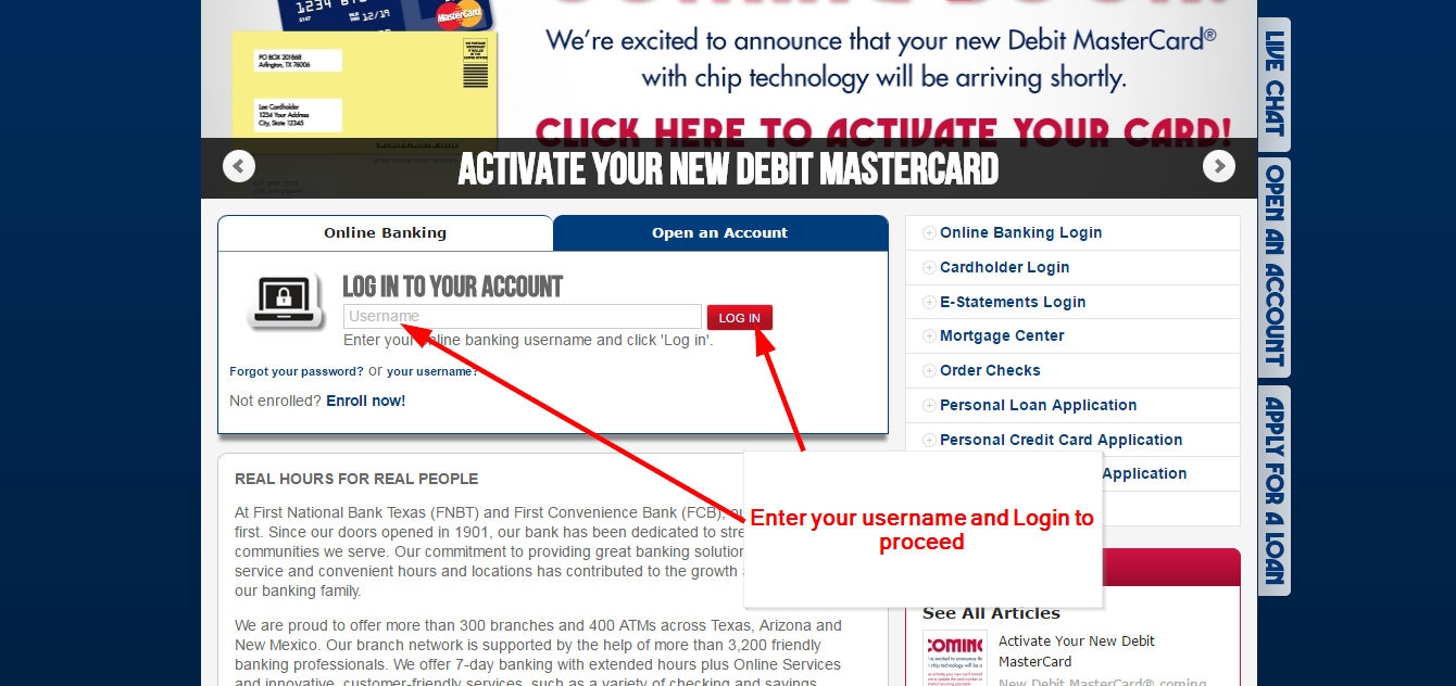 First National Bank Texas Online Banking Login ⋆ Login Bank