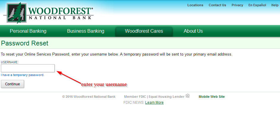 www woodforest national bank login