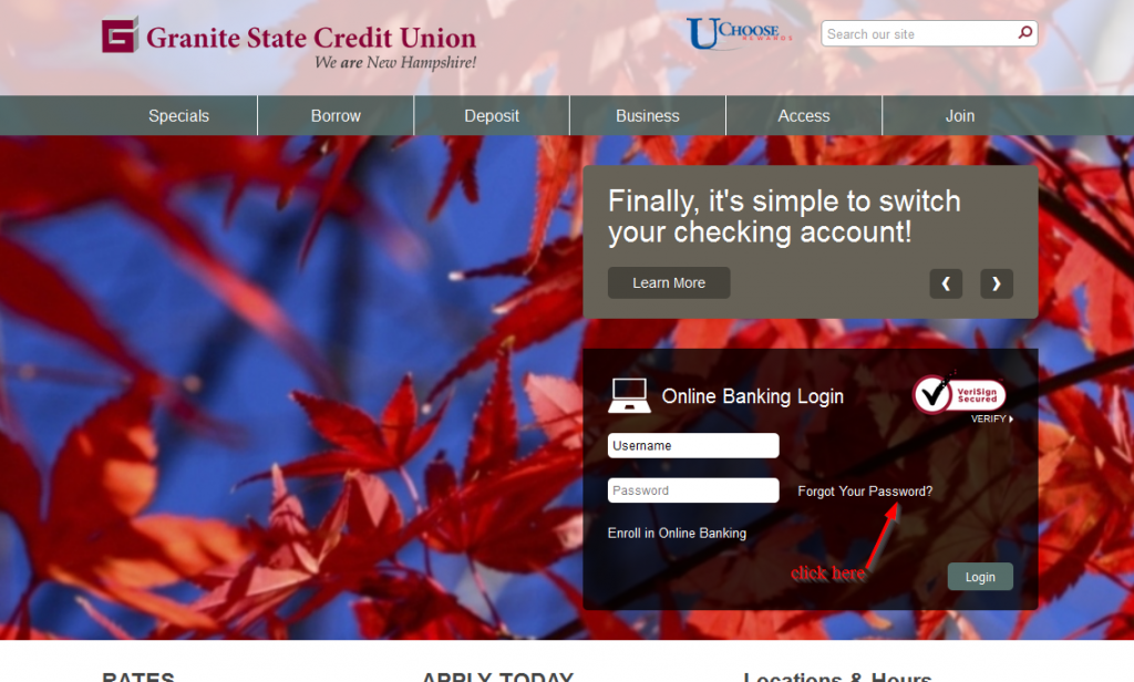 Granite State Credit Union Online Banking Login ⋆ Login Bank