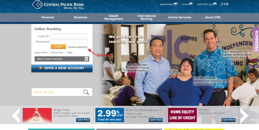 Central Pacific Bank Online Banking Login ⋆ Login Bank