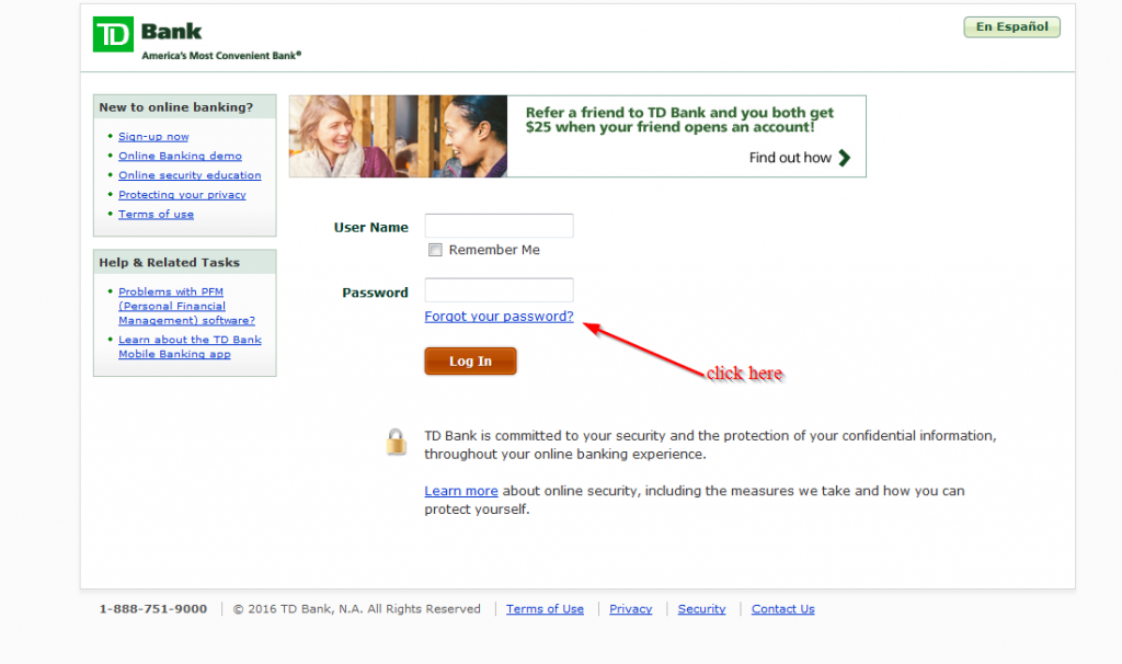 TD Bank Online Banking Login ⋆ Login Bank