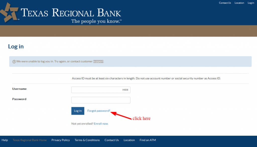 Texas Regional Bank Online Banking Login ⋆ Login Bank