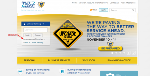 Space City Credit Union Online Banking Login