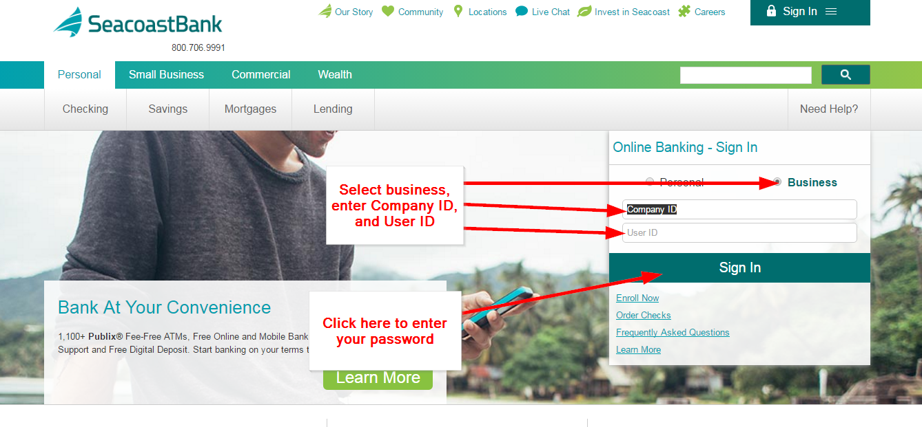 Sea1 Login Bank
