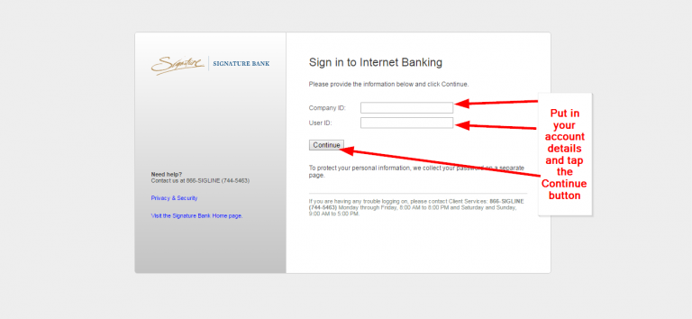 Signature Bank Online Banking Login ⋆ Login Bank