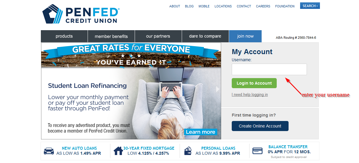 PenFed Credit Union Online Banking Login ⋆ Login Bank