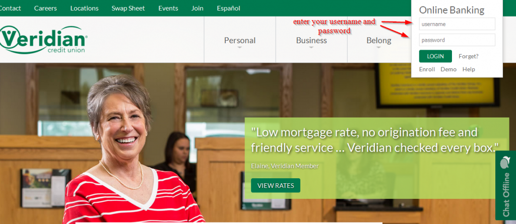 Veridian Credit Union Online Banking Login Login Bank