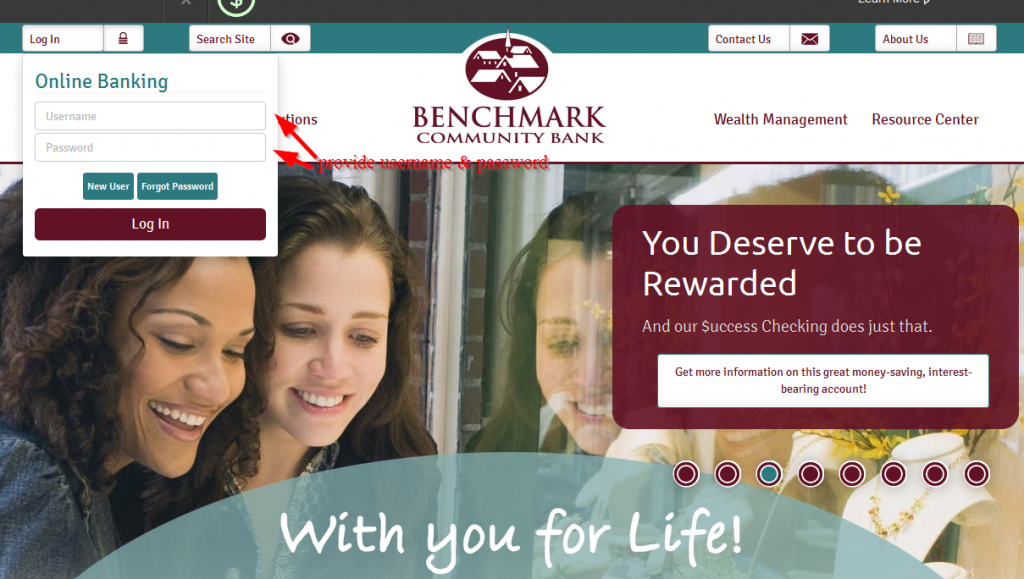 Benchmark Community Bank Online Banking Login ⋆ Login Bank